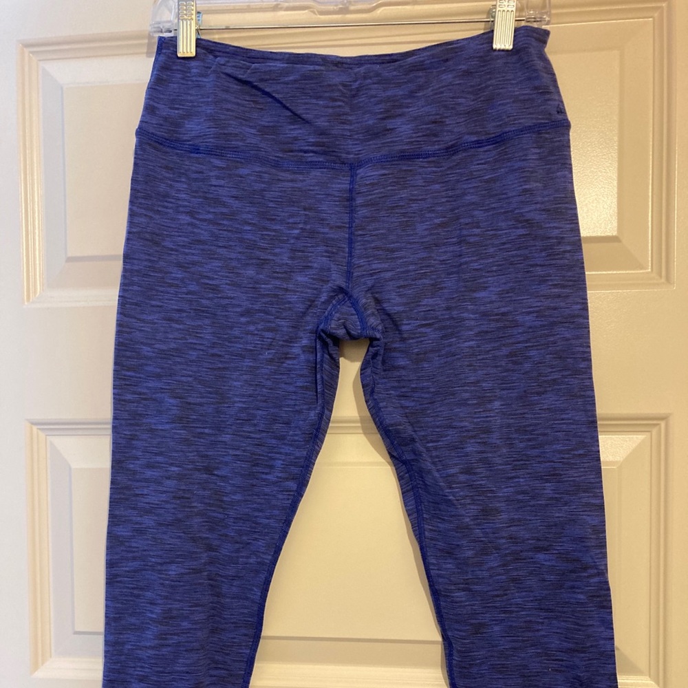 Glyder purple space dye crop leggings size M